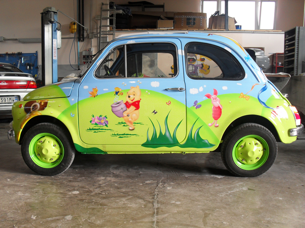Fiat 500 Winnie Pooh